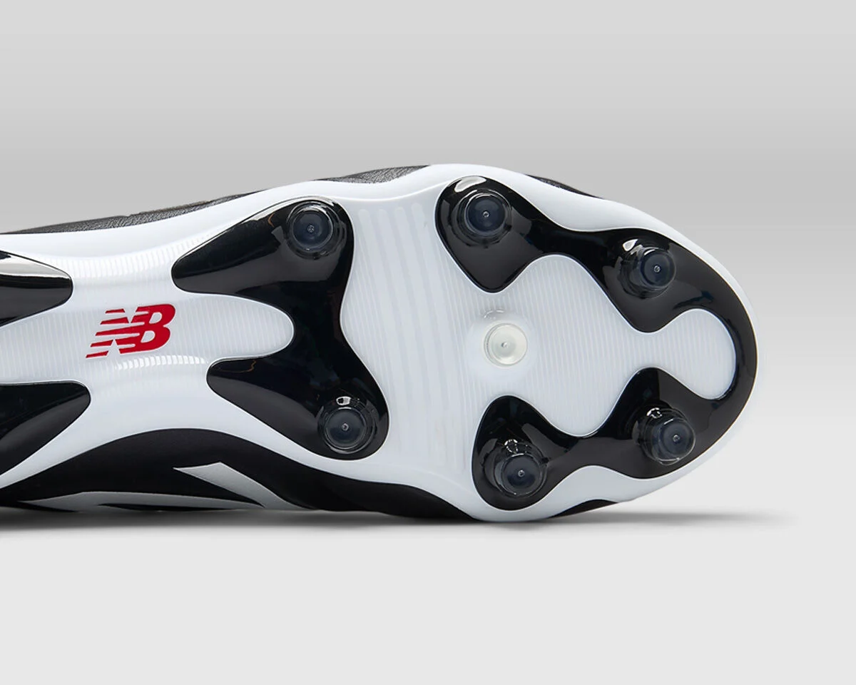Cleats with white sole